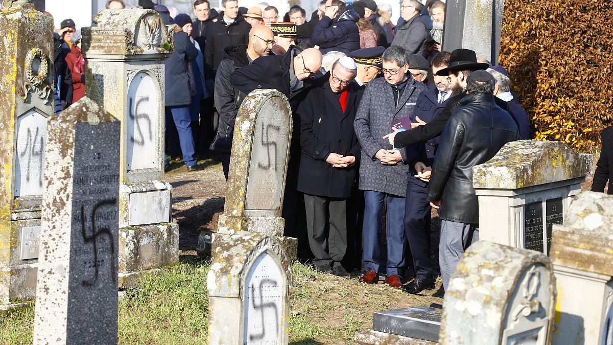 France opens anti-hate office after Jewish graves desecrated with swastikas