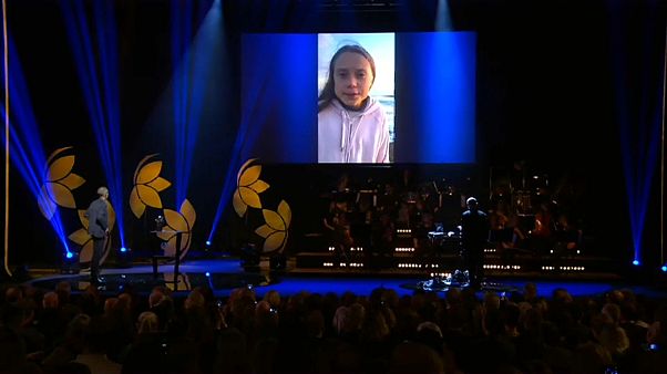 Greta Thunberg recebe "Nobel Alternativo" Greta Thunberg recebe "Nobel Alternativo"