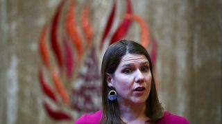 Britain's Liberal Democrats leader Jo Swinson.