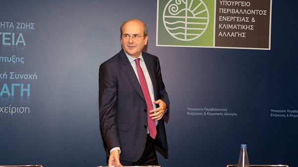 Ο υπουργός Περιβάλλοντος και Ενέργειας της Ελλάδας Κωστής Χατζηδάκης Ο υπουργός Περιβάλλοντος και Ενέργειας της Ελλάδας Κωστής Χατζηδάκης