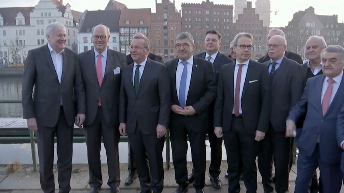 Die Innenminister von Bund und Ländern in Lübeck