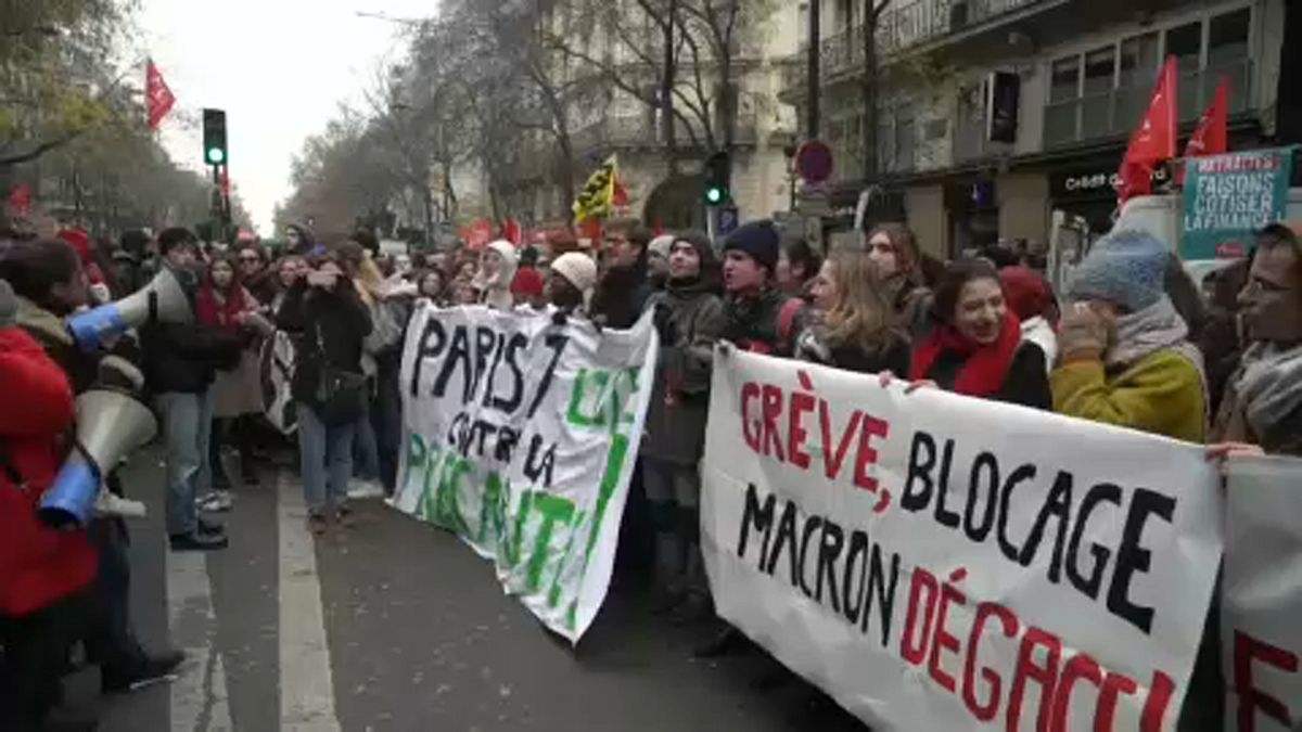 Μπλακ άουτ από τις απεργιακές κινητοποιήσεις στη Γαλλία