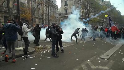 France brought to a near-standstill as enormous strike gets underway