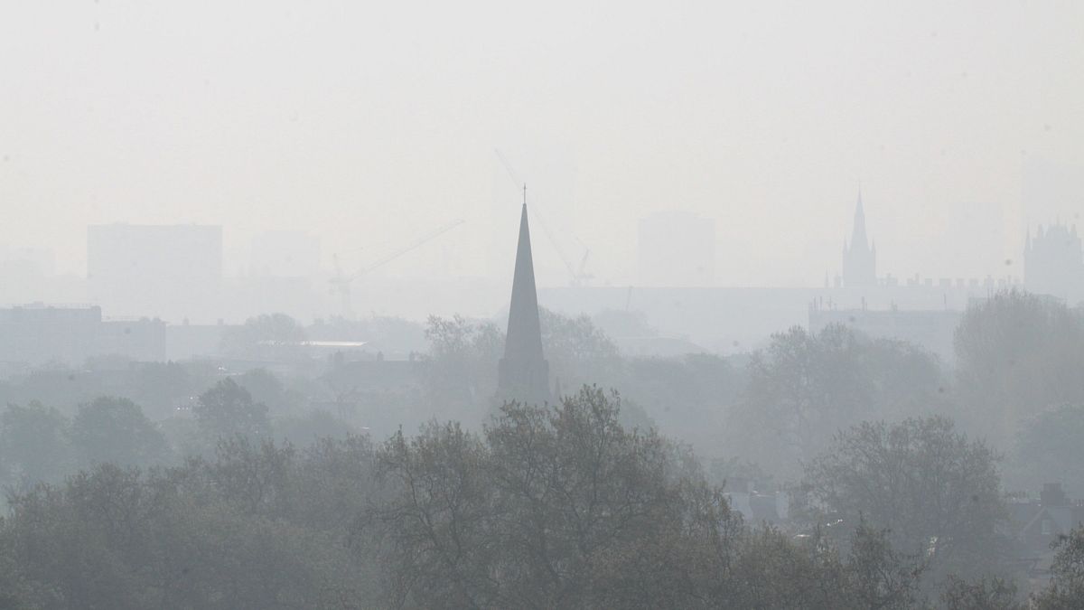 Smog from Primrose Hill London