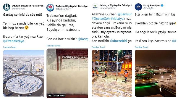 Belediyelerin sosyal medyadaki sohbeti Belediyelerin sosyal medyadaki sohbeti