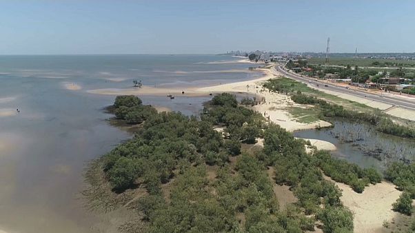 Subida do nível das águas ameaça costa moçambicana Subida do nível das águas ameaça costa moçambicana