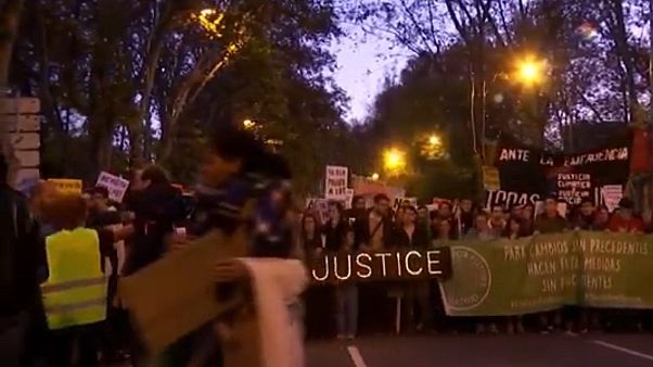 Thousands protest in Madrid for more action against climate change Thousands protest in Madrid for more action against climate change