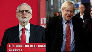Jeremy Corbyn (left) and Boris Johnson (right) will go head to head in the leaders' debate