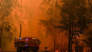 Incendios en la costa este de Australia