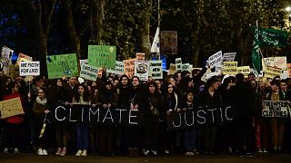  Los jóvenes piden "justicia por el clima" en Madrid Fuent