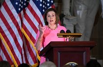 رئيسة الكونغرس الأمريكي الديمقراطية نانسي بيلوسي