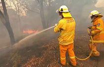 Australien: Feuerwehr kämpft gegen Buschbrände