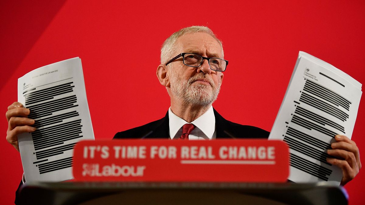 Britain's opposition Labour Party leader Jeremy Corbyn attends a general election campaign event in London, Britain November 27, 2019.