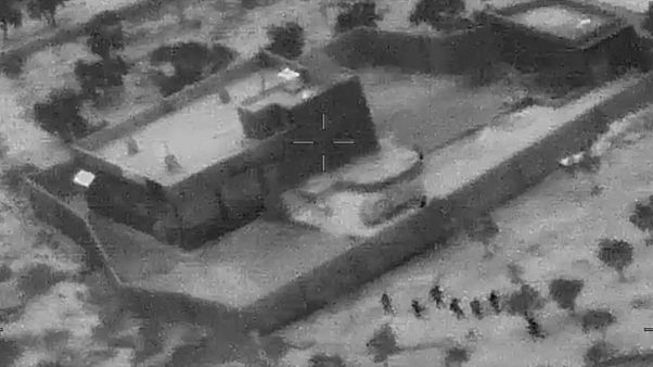 صورة من العملية الحقيقية التي استهدفت البغدادي بنجاح صورة من العملية الحقيقية التي استهدفت البغدادي بنجاح