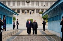 دیدار رهبران کره شمالی و ایالات متحده آمریکا در منطقه غیرنظامی