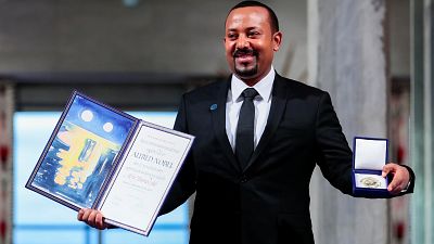 Primeiro-ministro da Etiópia recebe Prémio Nobel da Paz