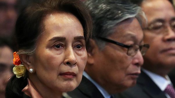 Myanmarlı Müslümanların 'soykırım' davasında Suu Kyi suçlamaları dinledi Myanmarlı Müslümanların 'soykırım' davasında Suu Kyi suçlamaları dinledi