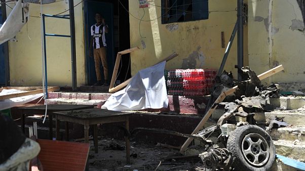 Somali'de mart ayında yapılan bombalı saldırı Somali'de mart ayında yapılan bombalı saldırı
