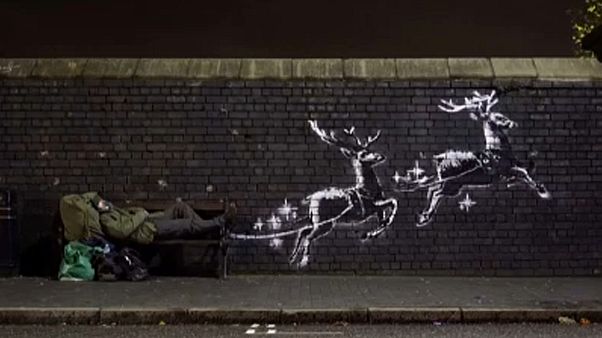 Banksy a hajléktalanok hányattatásairól Banksy a hajléktalanok hányattatásairól