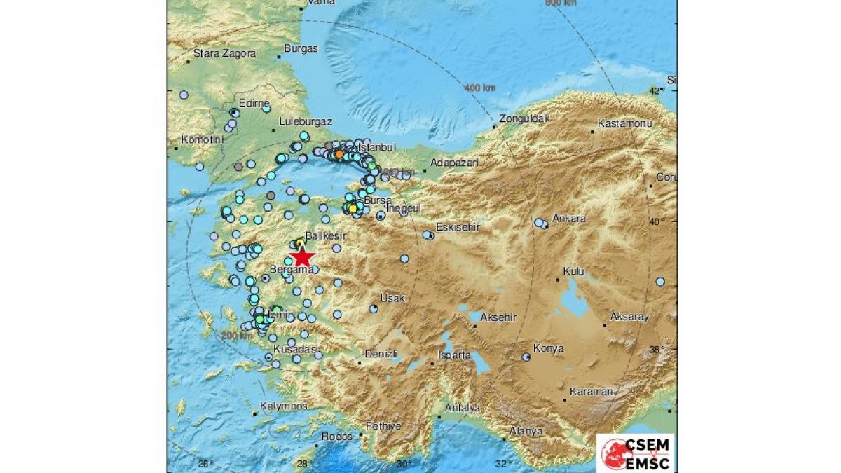 Σεισμικές δονήσεις στην Τουρκία