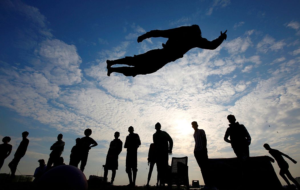 The Volcano Parkour