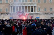 Ολυμπιακός - Ερυθρός Αστέρας: Γιορτή στο κέντρο της Αθήνας