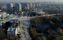 Клубы пара над Варшавой