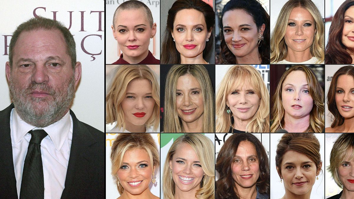 Harvey Weinstein ve onu taciz ile suçlayan aktrisler