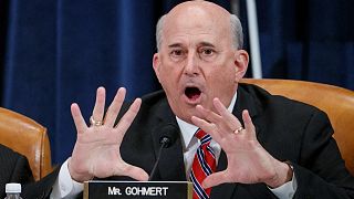 Republican Representative from Texas Louie Gohmert (R) delivers remarks during the House Judiciary Committee's markup of articles of impeachment against Donald Trump