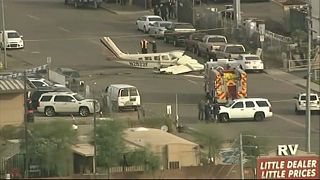 Accident d'avion dans une rue de Phoenix