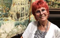 Avusturyalı ressam Brigitte Humpelstetter, Babil Kulesi tablosunu bir yılda kopyalıyor