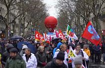 Manifestation parisienne du 12 décembre 2019 Capture d'écran du sujet /AP