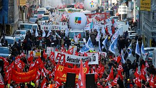 مظاهرات في مدينة مرسيليا ضد مشروع مشروع إصلاح نظام التقاعد