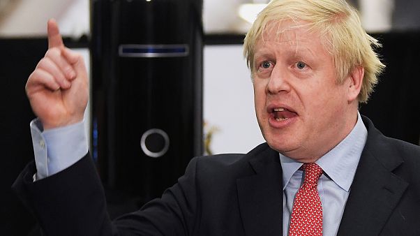 El ´líder conservador y primer ministro del Reino Unido Boris Johnson habla en Uxbridge tras ganar su escaño. El ´líder conservador y primer ministro del Reino Unido Boris Johnson habla en Uxbridge tras ganar su escaño.