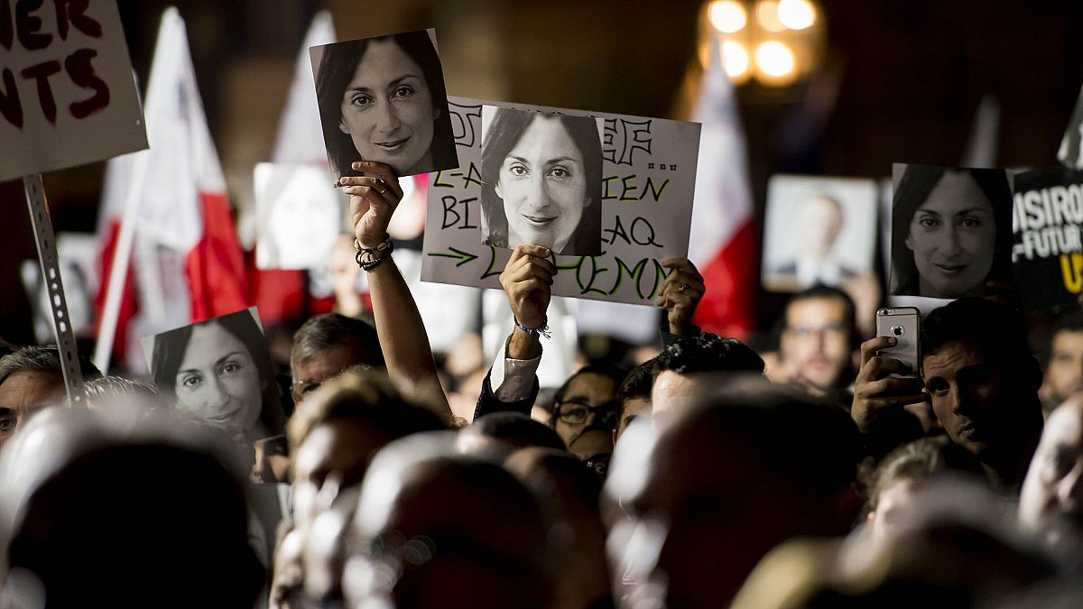 Protest in Valletta 2019