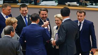 زعماء لدولٍ في الاتحاد الأوروبي في القمّة الأوروبية أواخر 2019 ببروكسل