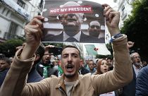 Algeria protesters say they reject 'fake' election results