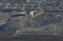 ABD'de asırlık enerji santrali patlatılarak yıkıldı