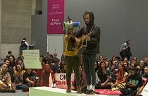 Gruppi ambientalisti protestano alla conferenza Cop 25, di Madrid