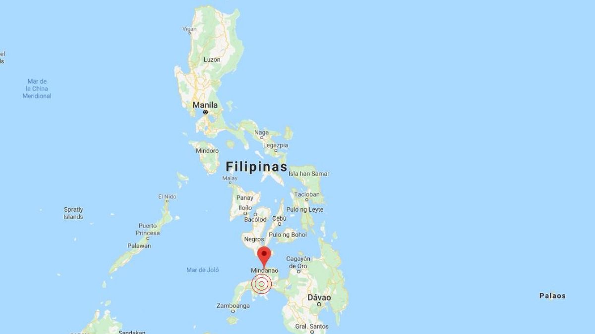 Un fuerte terremoto sacude la isla filipina de Mindanao