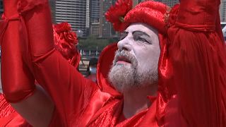 Extinction Rebellion take to the streets of Sydney in climate change protest