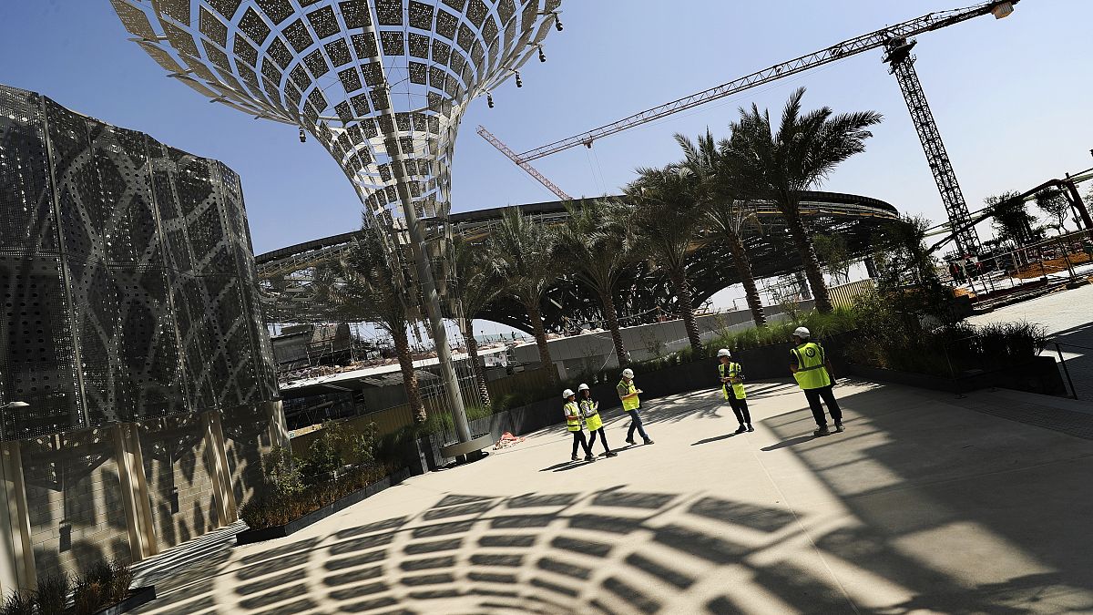 أحد أجنحة معرض دبي 2020 قيد الإنشاء - 2019/10/08