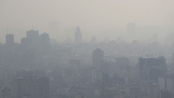 Air pollution blankets the skyline in Tehran, Iran, in November 2019 Air pollution blankets the skyline in Tehran, Iran, in November 2019