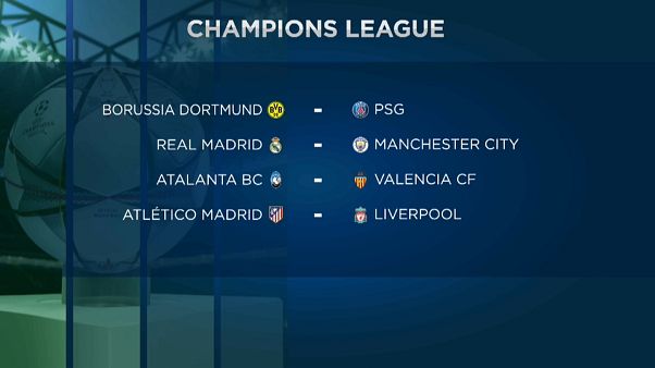 Madrid-City, Atleti-Liverpool, Nápoles-Barça y Atalanta-Valencia en los octavos de la Champions Madrid-City, Atleti-Liverpool, Nápoles-Barça y Atalanta-Valencia en los octavos de la Champions