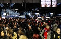 A empujones en el metro de París en una nueva jornada de huelga