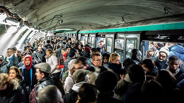 Métro parisien, le 16 décembre 2019 Métro parisien, le 16 décembre 2019