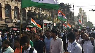 Protestas en la India contra la ley gubernamental de ciudadanía