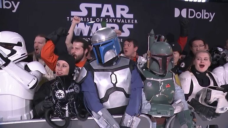 Star Wars fans out in force for 'The Rise of Skywalker'