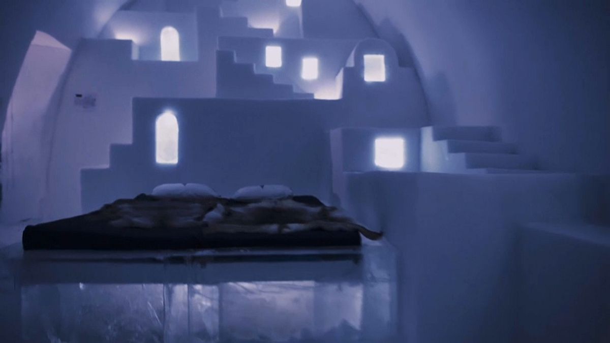 Ледяной отель в Швеции празднует 30-летие