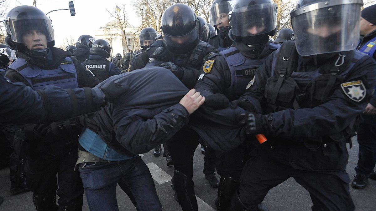 Киев: протесты и стычки 